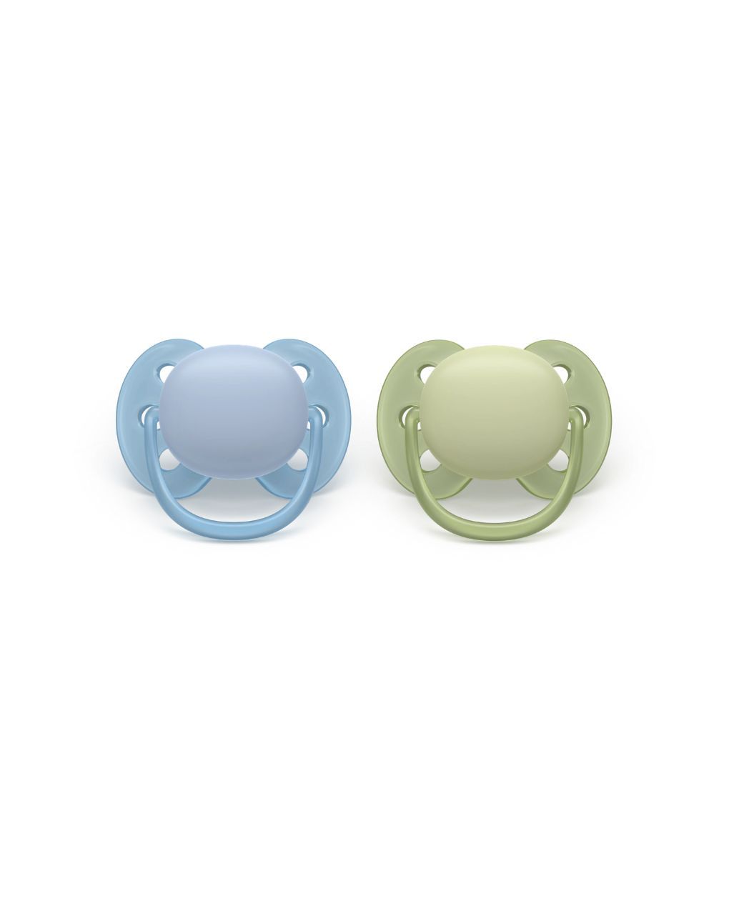Philips avent πιπίλα σιλικόνης ultra soft 2τμχ 0-6 μηνών μπλε/πράσινο scf091/37 - Philips Avent