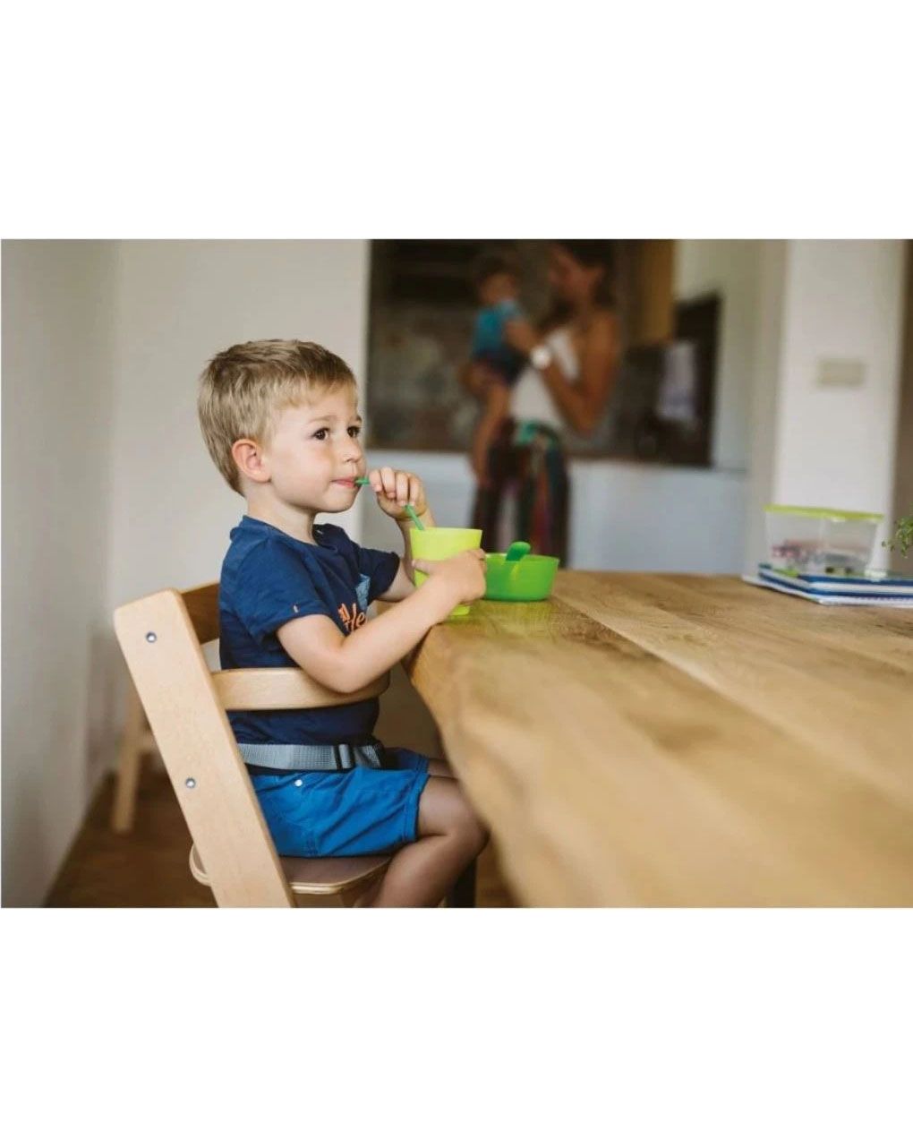 Freeon καρέκλα φαγητού ξύλινο chef nature, 34347 - Freeon