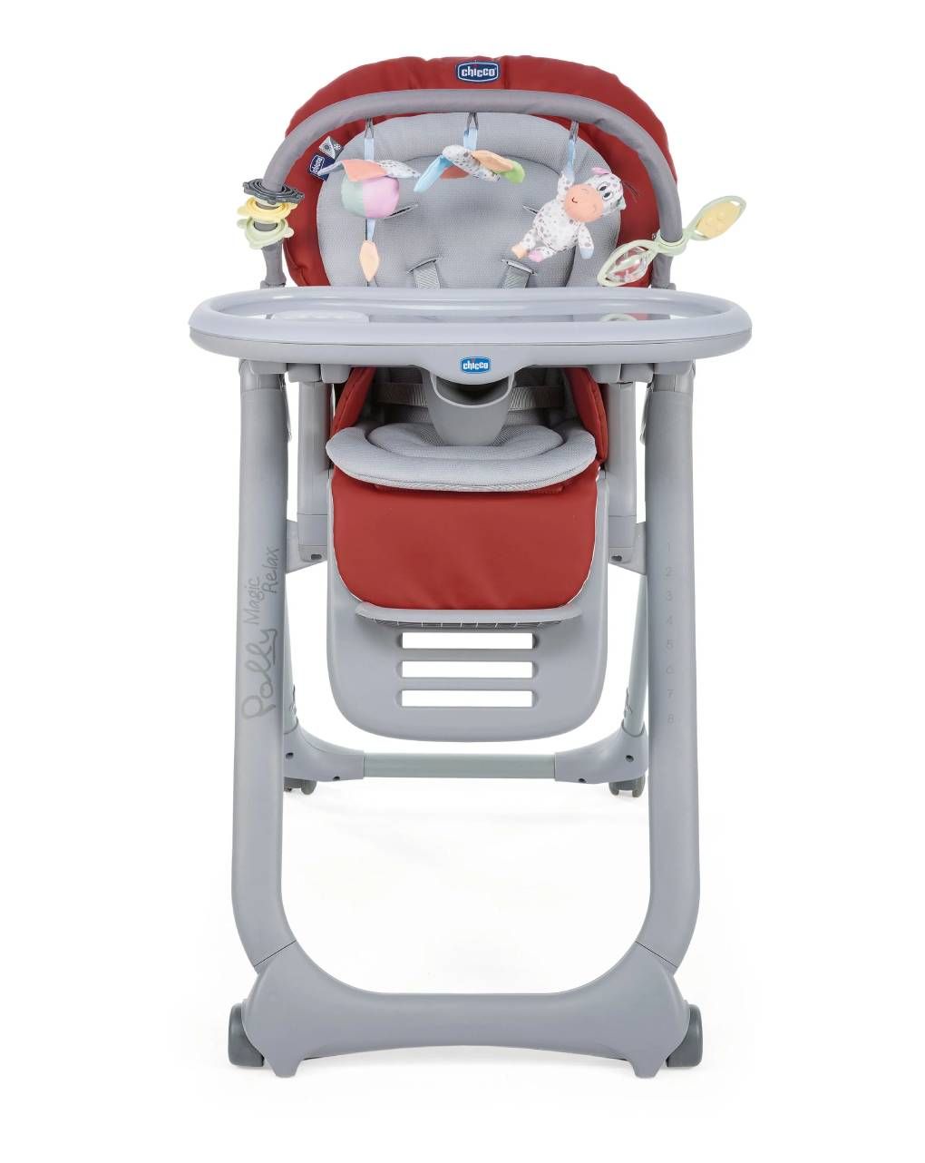 Chicco κάθισμα φαγητού polly magic/64 red passion - Chicco