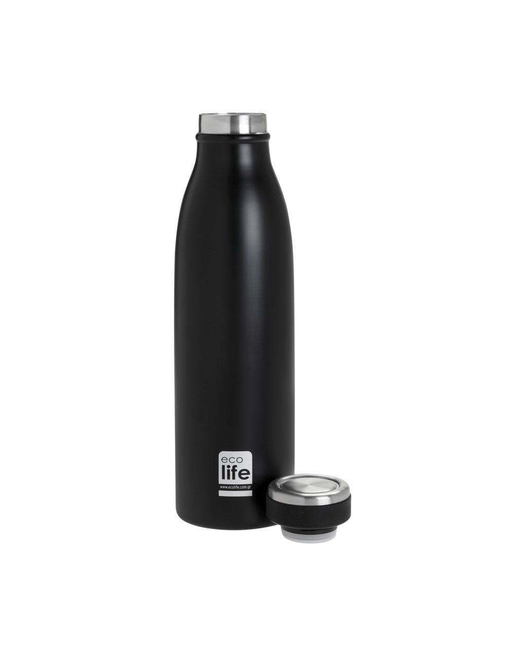 Ecolife μπουκάλι θερμός 500ml black slim 33-bo-3038 - Ecolife