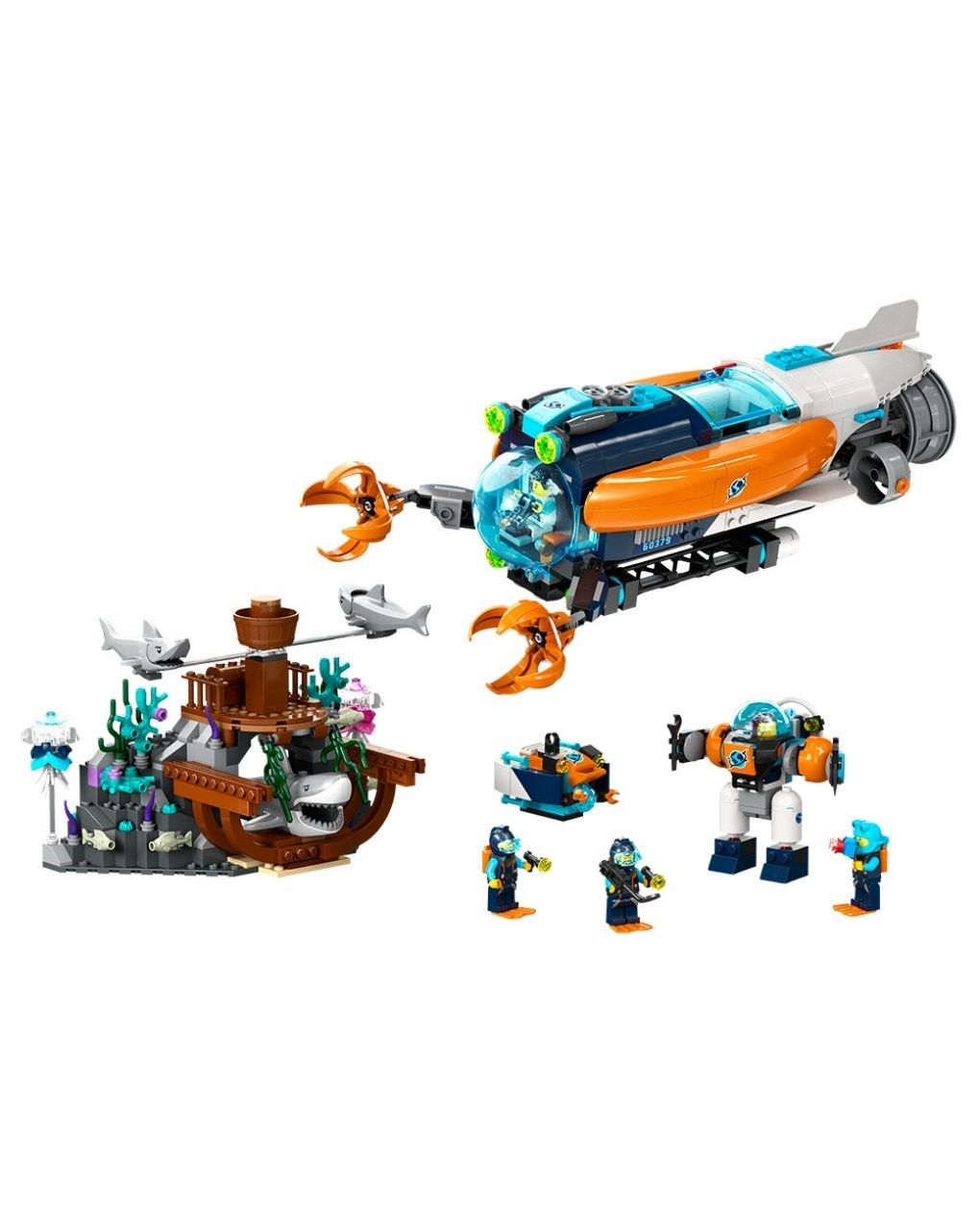 Lego city εξερευνητικό υποβρύχιο μεγάλου βάθους 60379 - Lego, Lego City