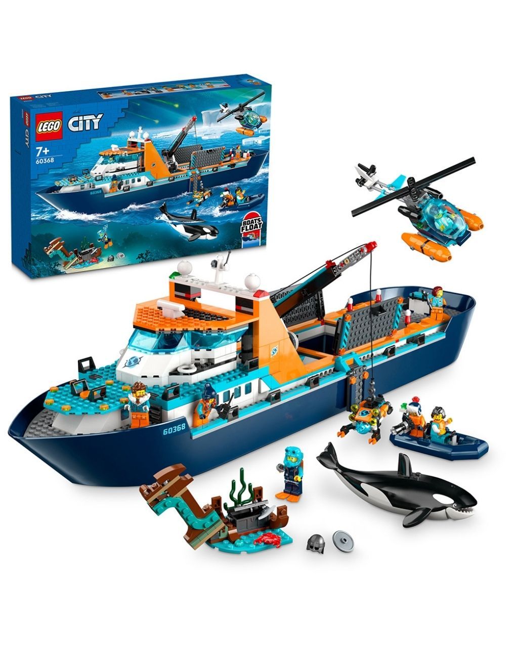 Lego city πλοίο αρκτικής εξερεύνησης 60368 - Lego, Lego City
