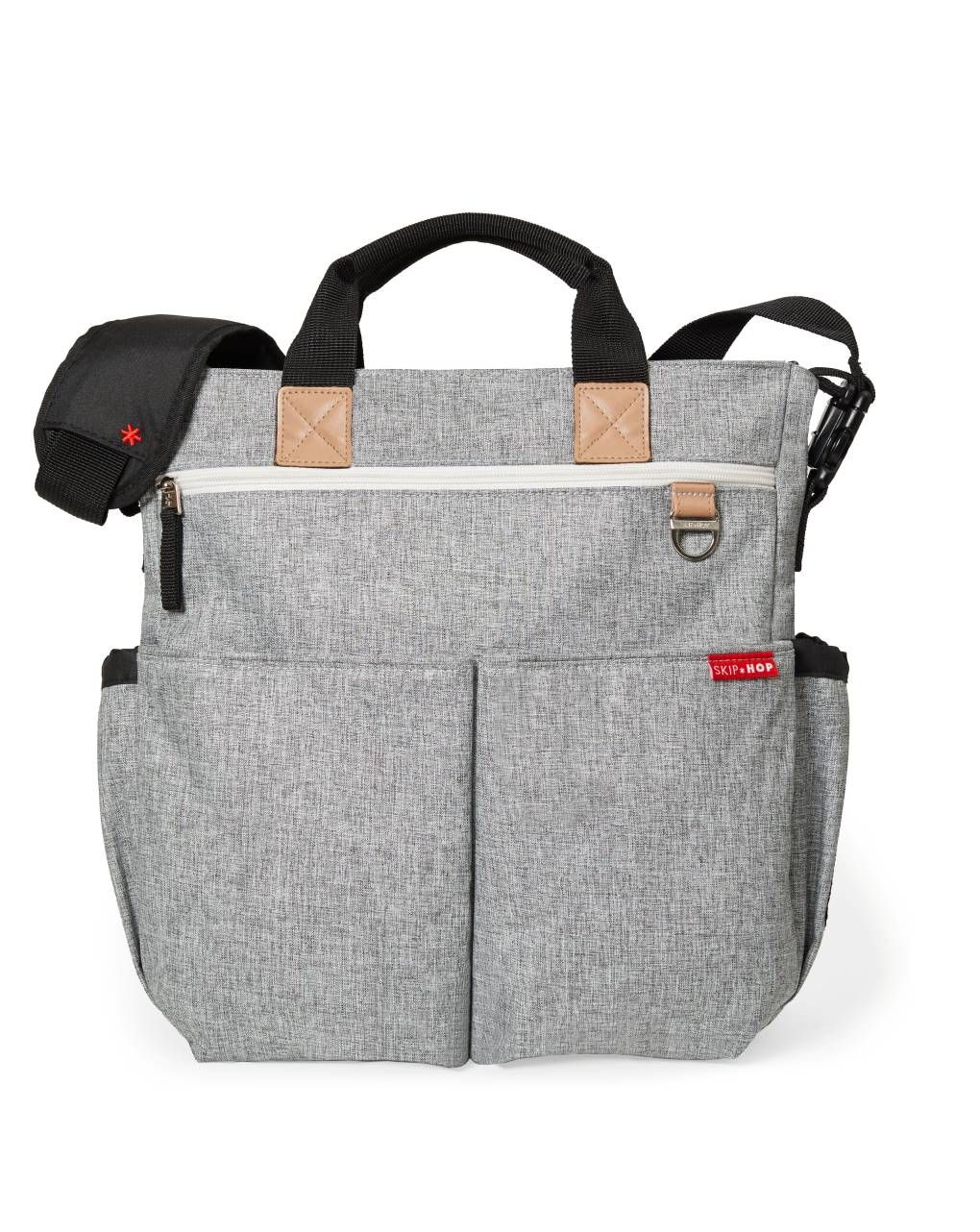 Skip hop τσάντα αλλαξιέρα duo signature grey melange - SKIP HOP