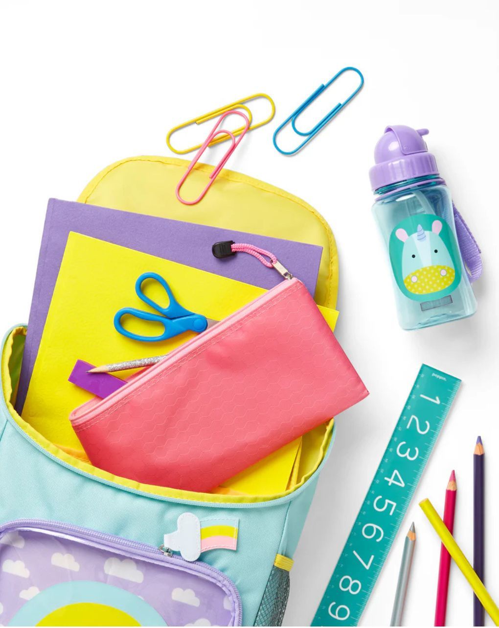 Skip hop zoo παιδική τσάντα πλάτης μεγάλη narwhal 9m929310 - SKIP HOP