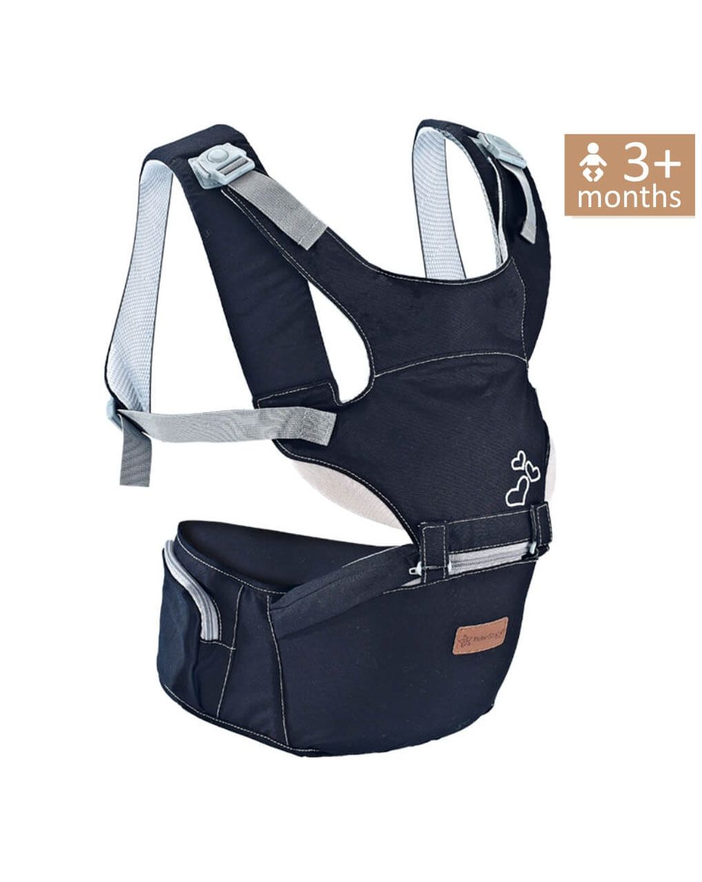 Bebe stars μάρσιπος lift & go black (έως 9kg)