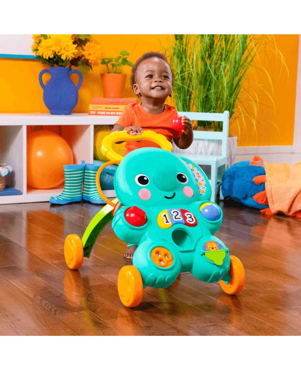 Bright starts kids ii stroll 'n roll 2-in-1 ball play walker 12892 - KIDS II