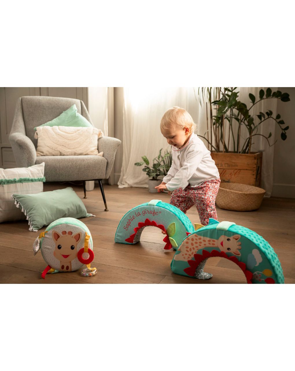 Sophie la girafe σπονδυλωτός τροχός κινητικών δεξιοτήτων s240129 - SOPHIE LA GIRAFE