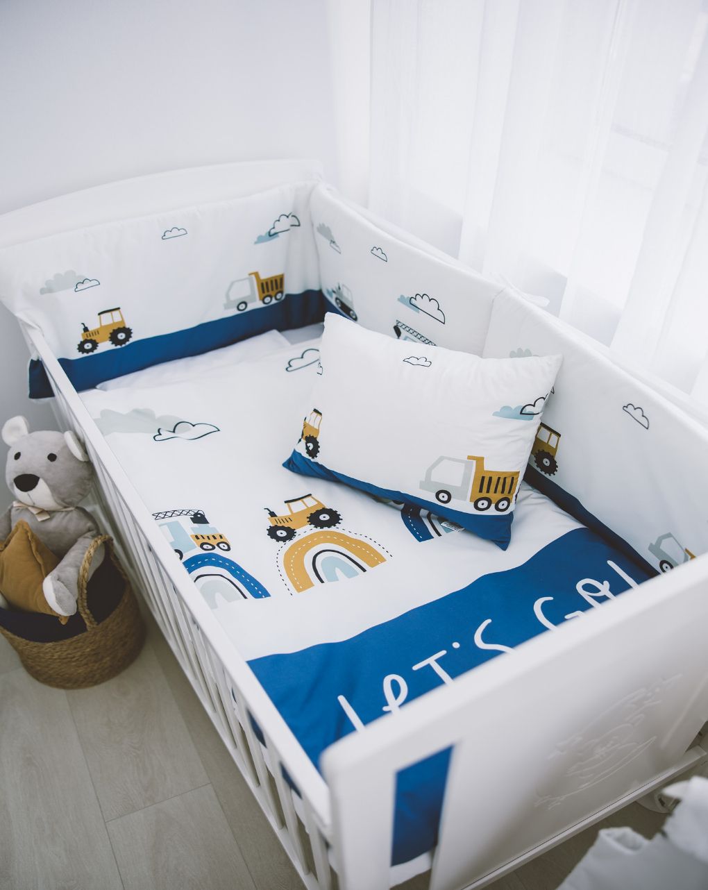 Bubaba σετ για κρεβάτι 6 τμχ happy builders 50009