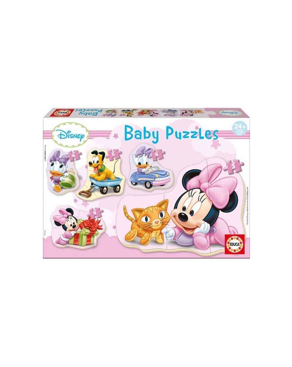 Educa παζλ 24μ+ disney baby minnie (5, 3-4-5 τμχ) π.015.612 - EDUCA