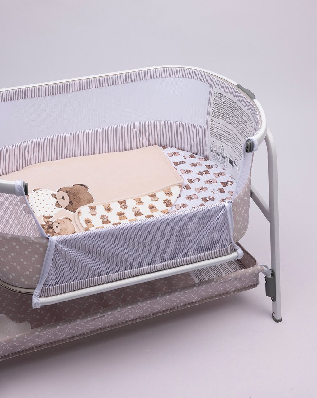 βρεφική σενίλ κουβέρτα teddy bear για λίκνο/πορτ-μπεμπέ - Prénatal