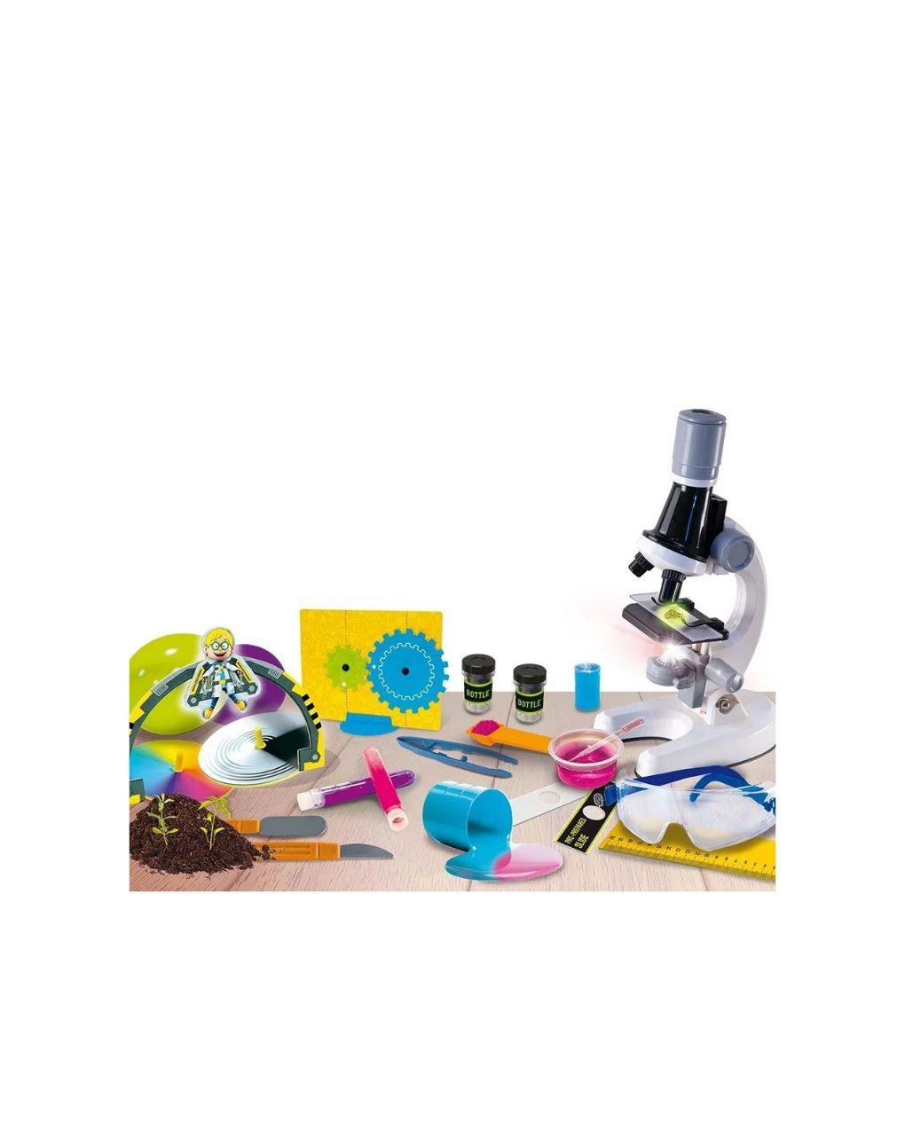 Lisciani μέγα επιστημονικό εργαστήριο με μικροσκόπιο 09.89338 - Lisciani