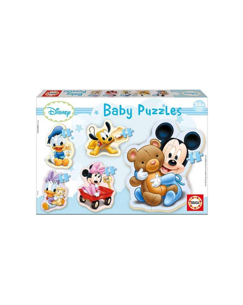 Educa παζλ 24μ+ disney baby mickey (5, 3-4-5 τμχ) π.013.813 - EDUCA