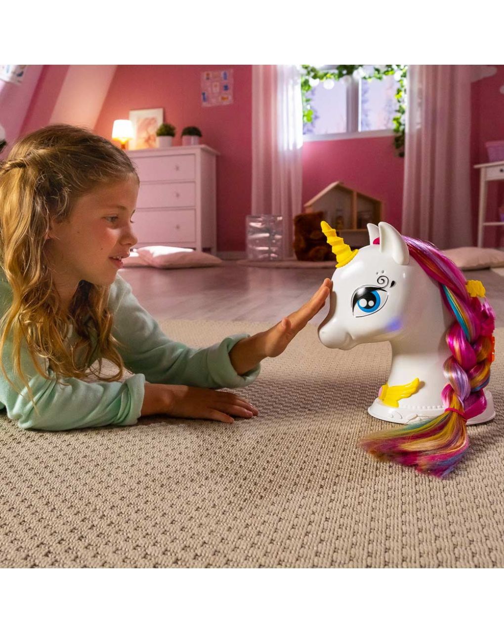 Lexibook μαγικός μονόκερος με αξεσουάρ, φωτισμό και εφέ shuni - LEXIBOOK