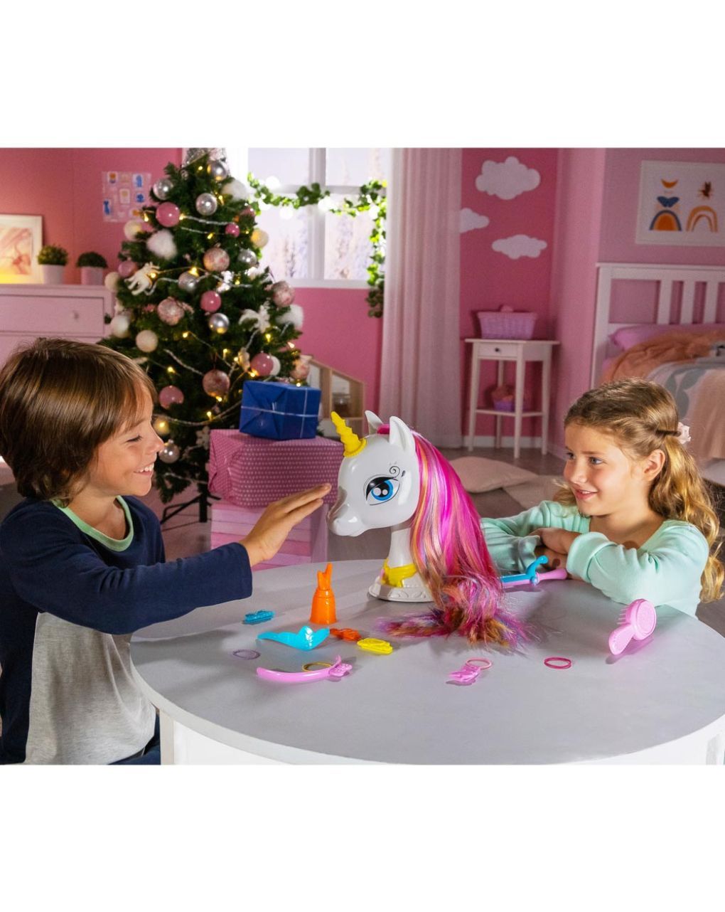 Lexibook μαγικός μονόκερος με αξεσουάρ, φωτισμό και εφέ shuni - LEXIBOOK