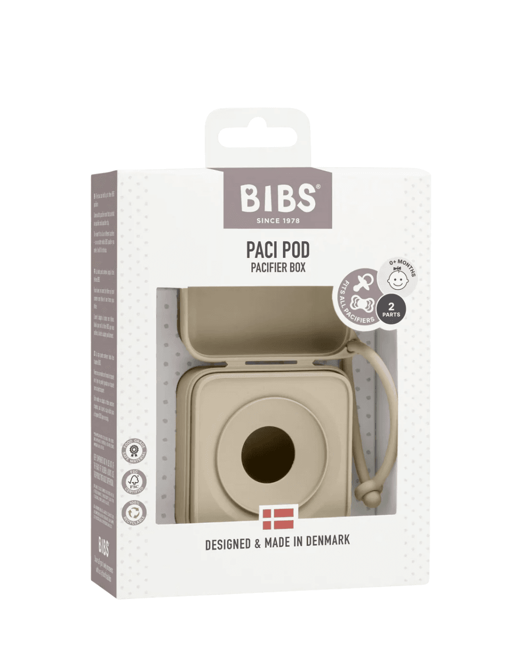 Bibs θήκη πιπίλας vanila - BIBS