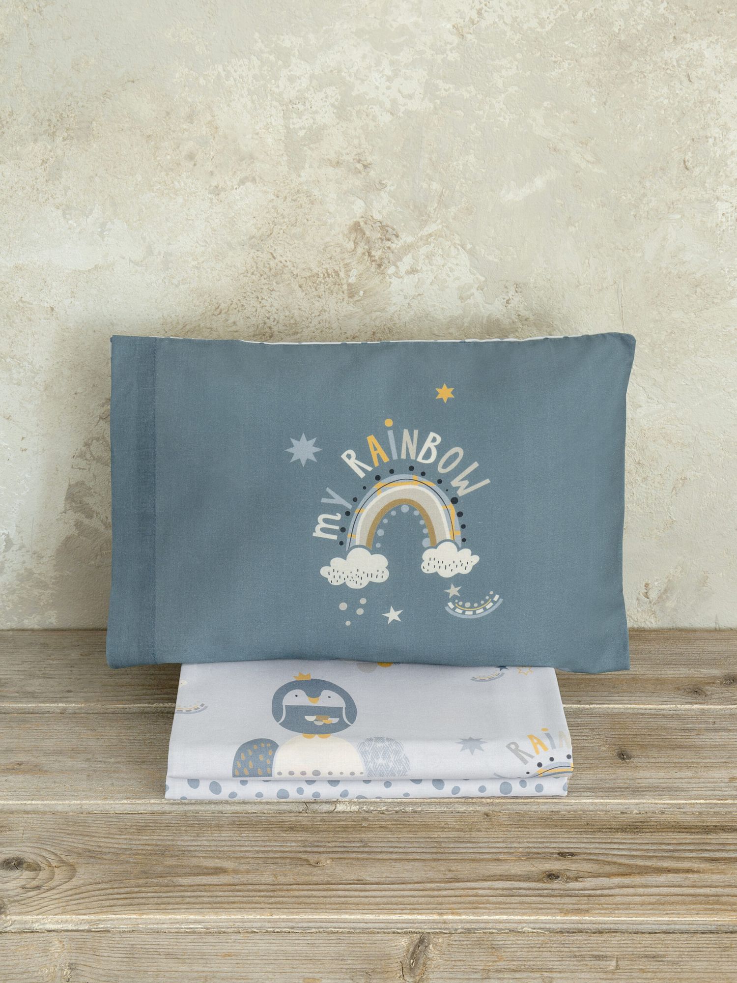 Nima home σετ σεντόνια κούνιας happy pingui 32985 - Nima