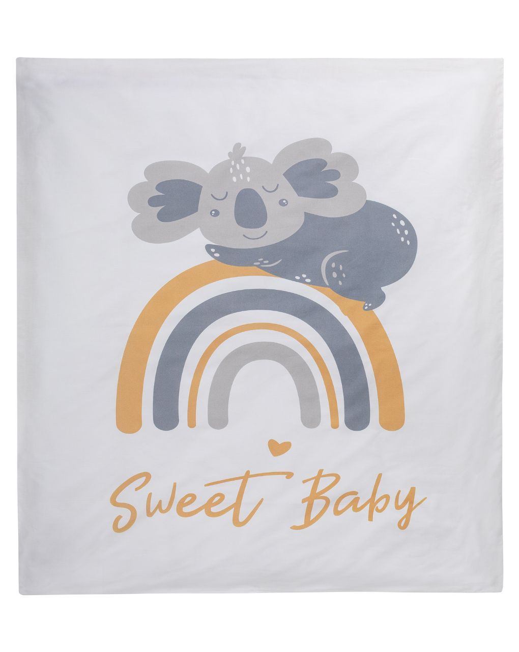 Bubaba σετ για κρεβάτι 6 τμχ yellow hearts 50016 - BUBABA