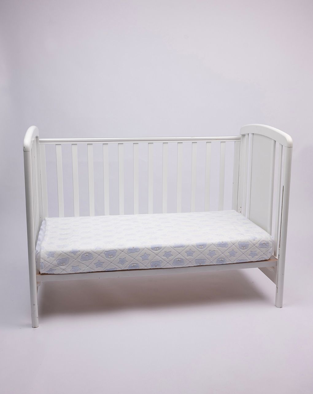 βρεφική κουβέρτα fleece γαλάζια με αρκουδάκια για κρεβάτι - Prénatal