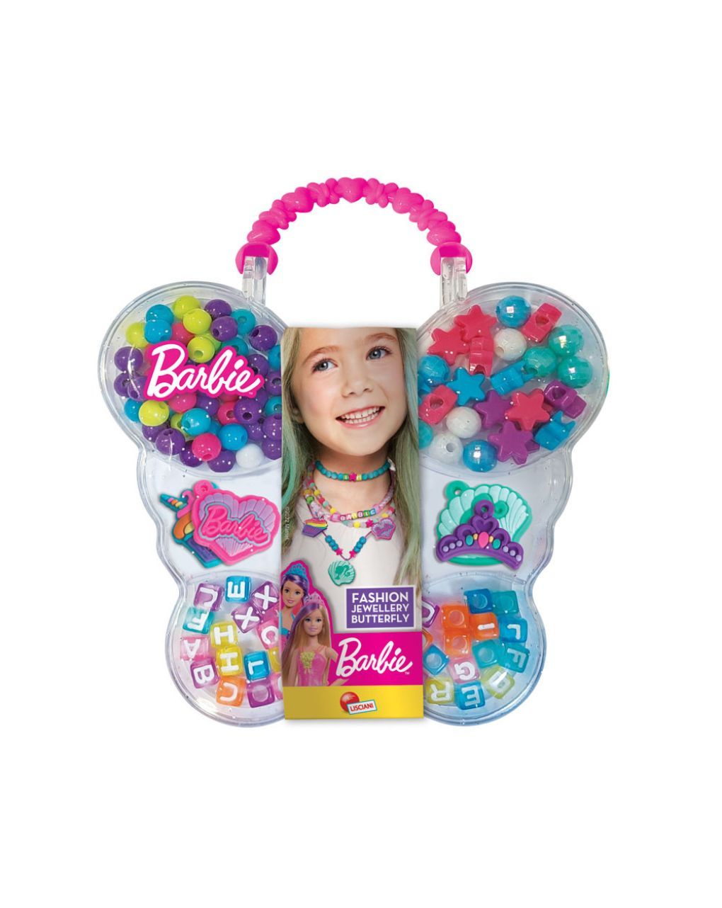Lisciani barbie τσάντα - πεταλούδα κοσμήματα 12 τμχ 17.99368 - Lisciani