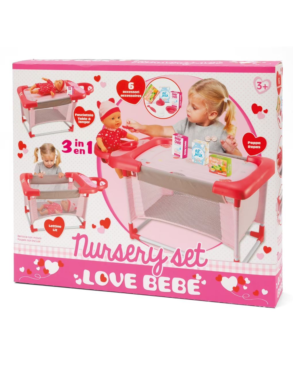 Love bebè σετ βρεφικού δωματίου - Love Bebe'