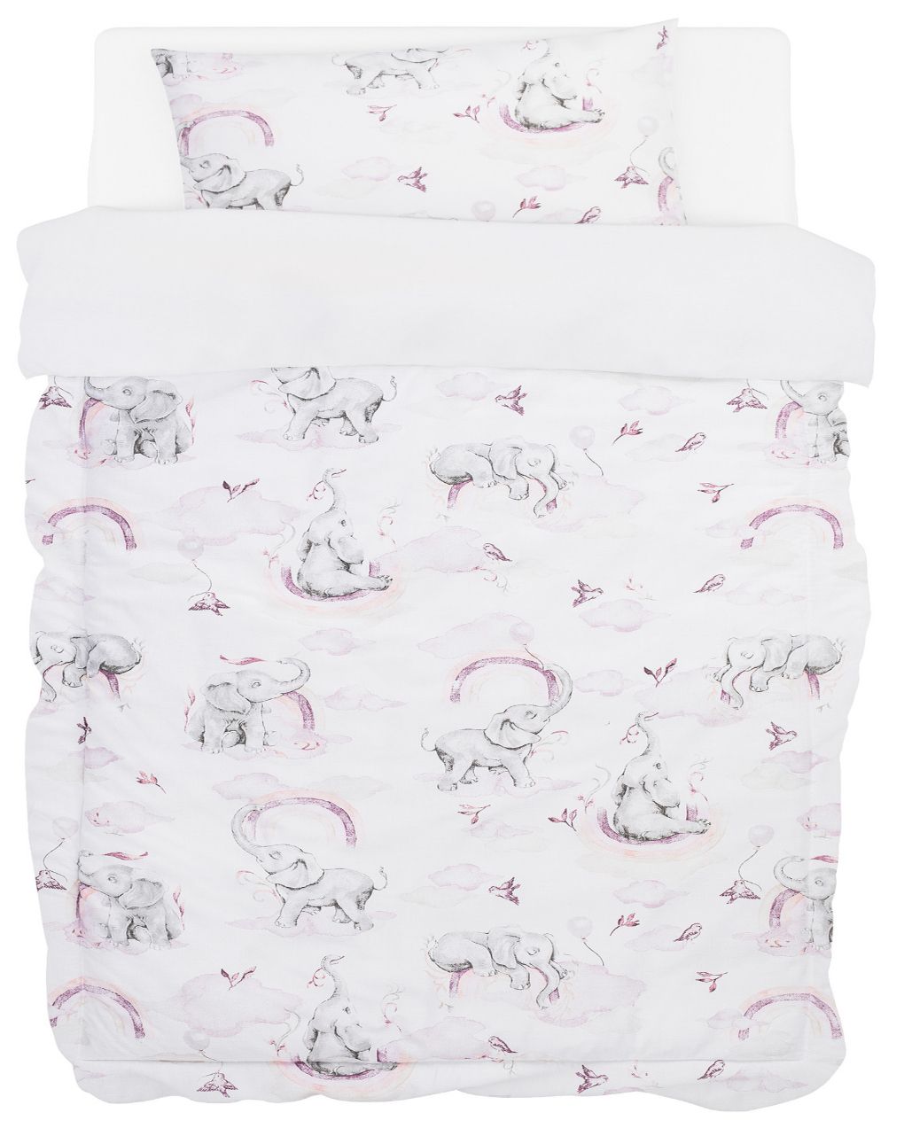 Bubaba σετ για κρεβάτι 2 τμχ elephant on the rainbow 50092 - BUBABA