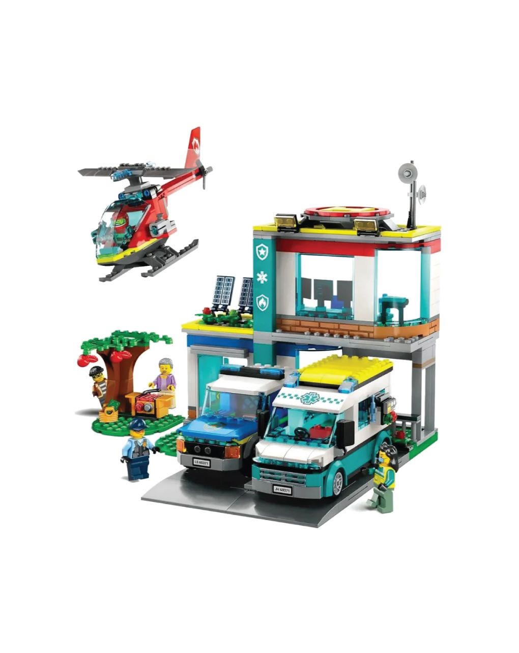 Lego city police emergency vehicles hq 60371 - Lego, Lego City