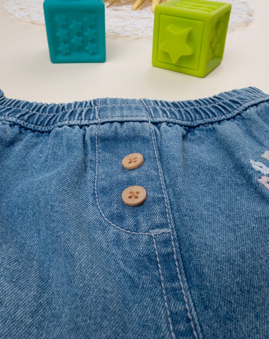 βρεφικό τζιν παντελόνι balloon garden για κορίτσι - Prénatal