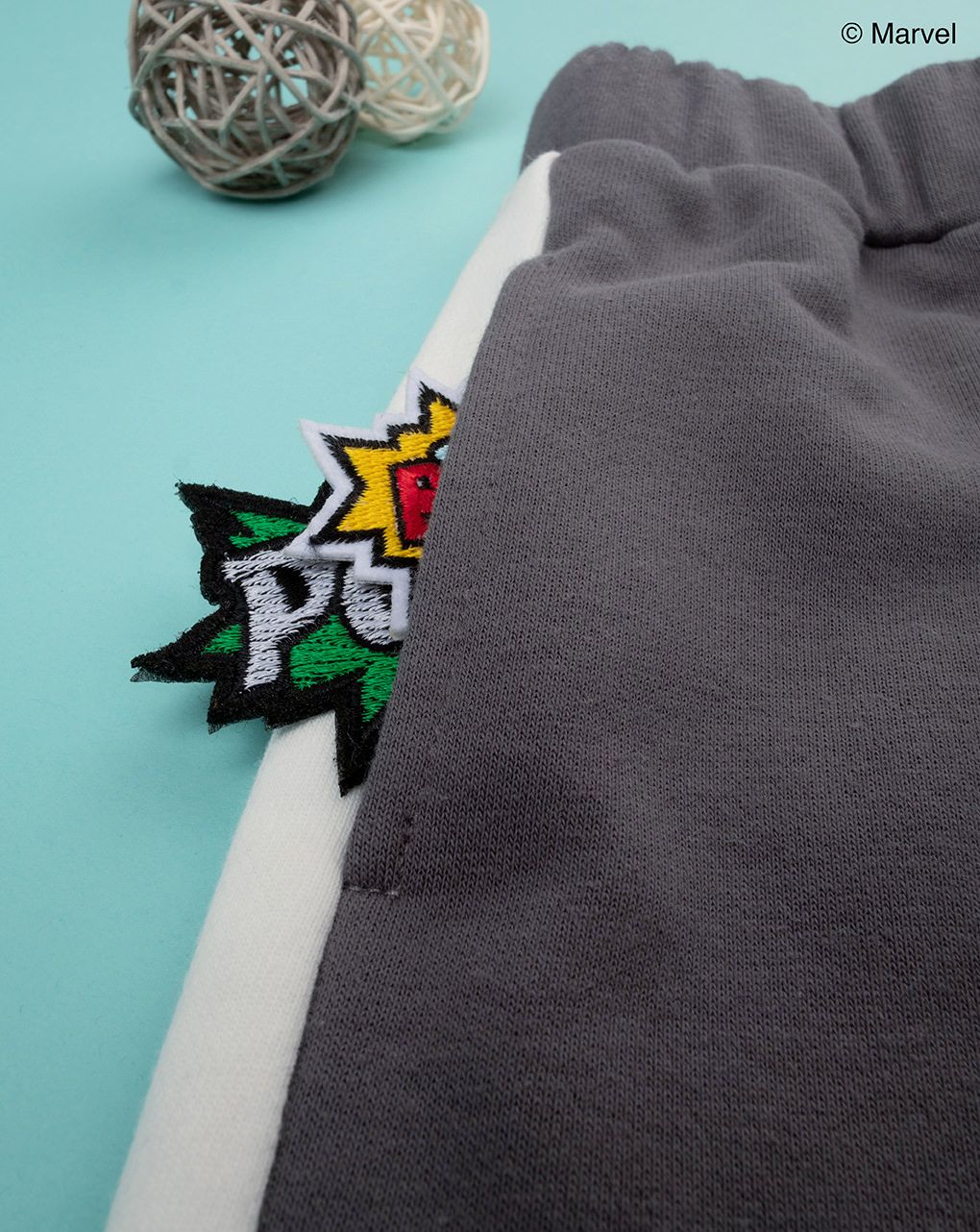 παιδικό παντελόνι φόρμας γκρι με τον spiderman για αγόρι - Prénatal