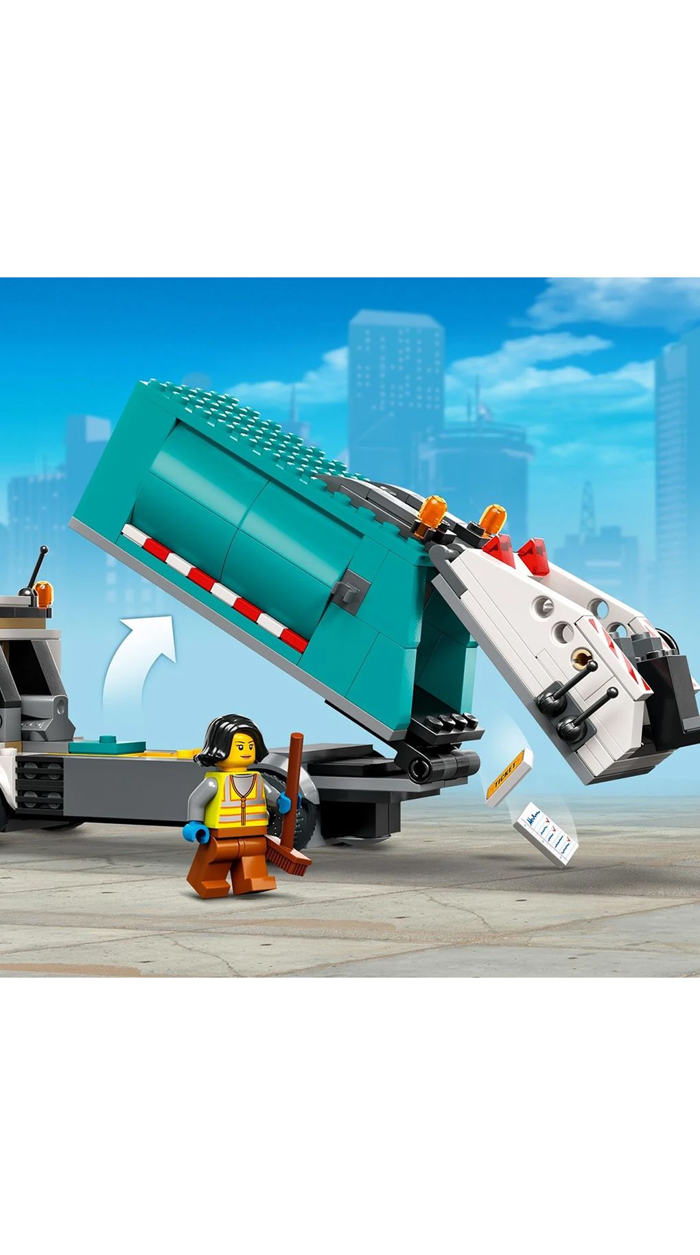 Lego city great vehicles φορτηγό ανακύκλωσης 60386 - Lego, Lego City