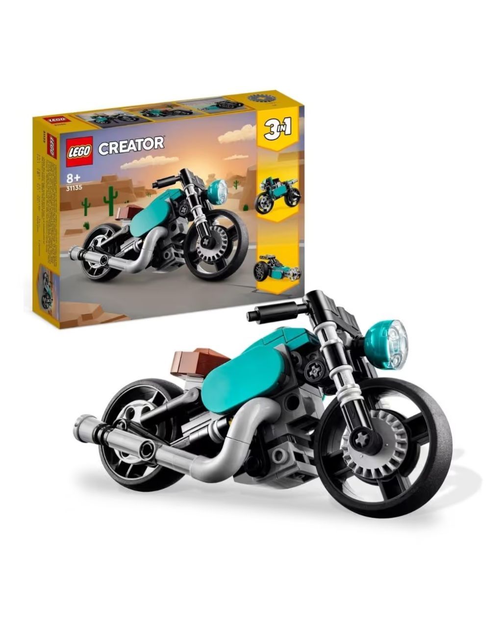 Lego creator 3in1 vintage motorcycle 31135 - Lego, Lego Creator