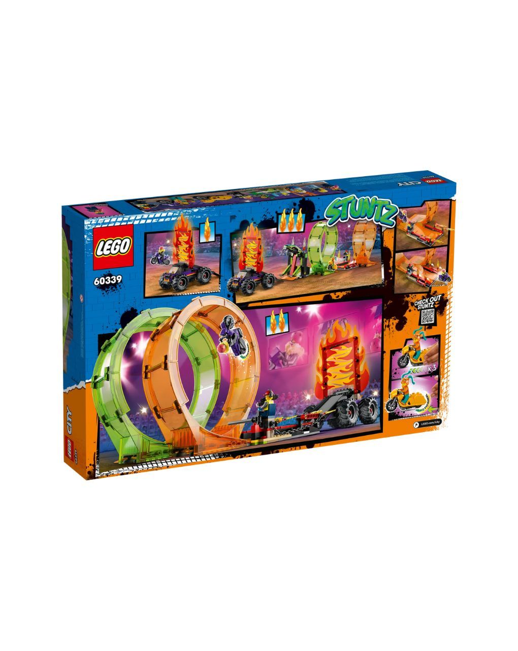 Lego city stuntz ακροβατική πίστα με δύο λουπ 60339 - Lego, Lego City