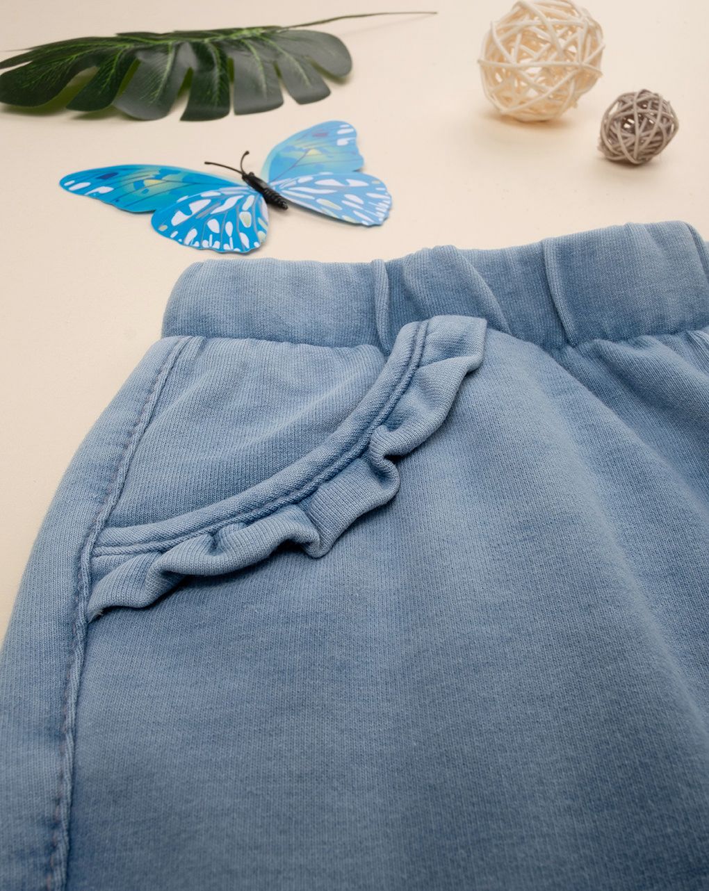 παιδικό τζιν κολάν μπλε για κορίτσι - Prénatal