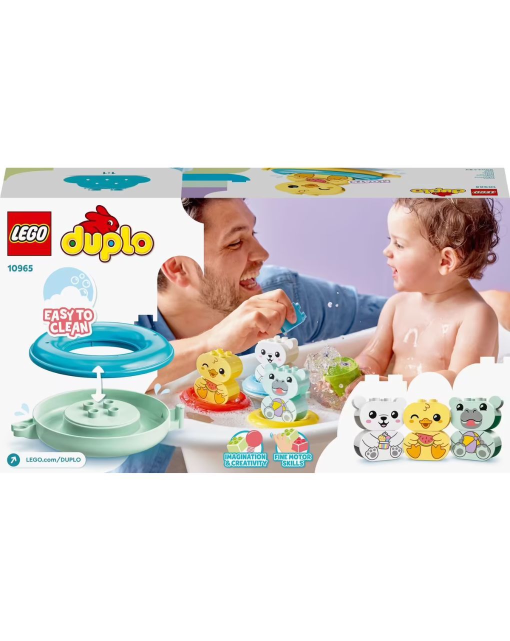 Lego  duplo my first διασκέδαση στο μπάνιο: τρένο ζώων που επιπλέει 10965 - LEGO, LEGO Duplo