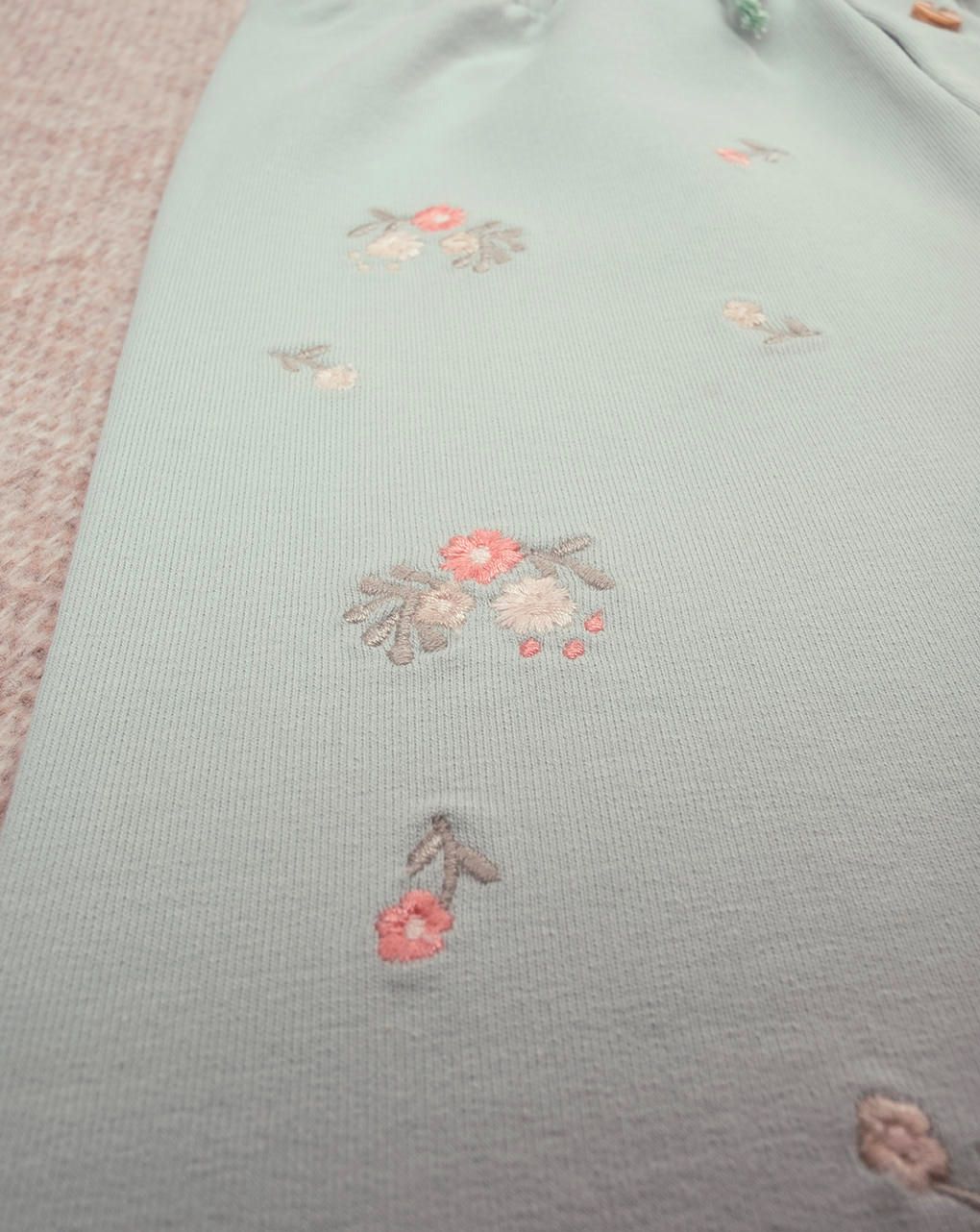 βρεφικό παντελόνι φόρμας πράσινο garden για κορίτσι - Prénatal