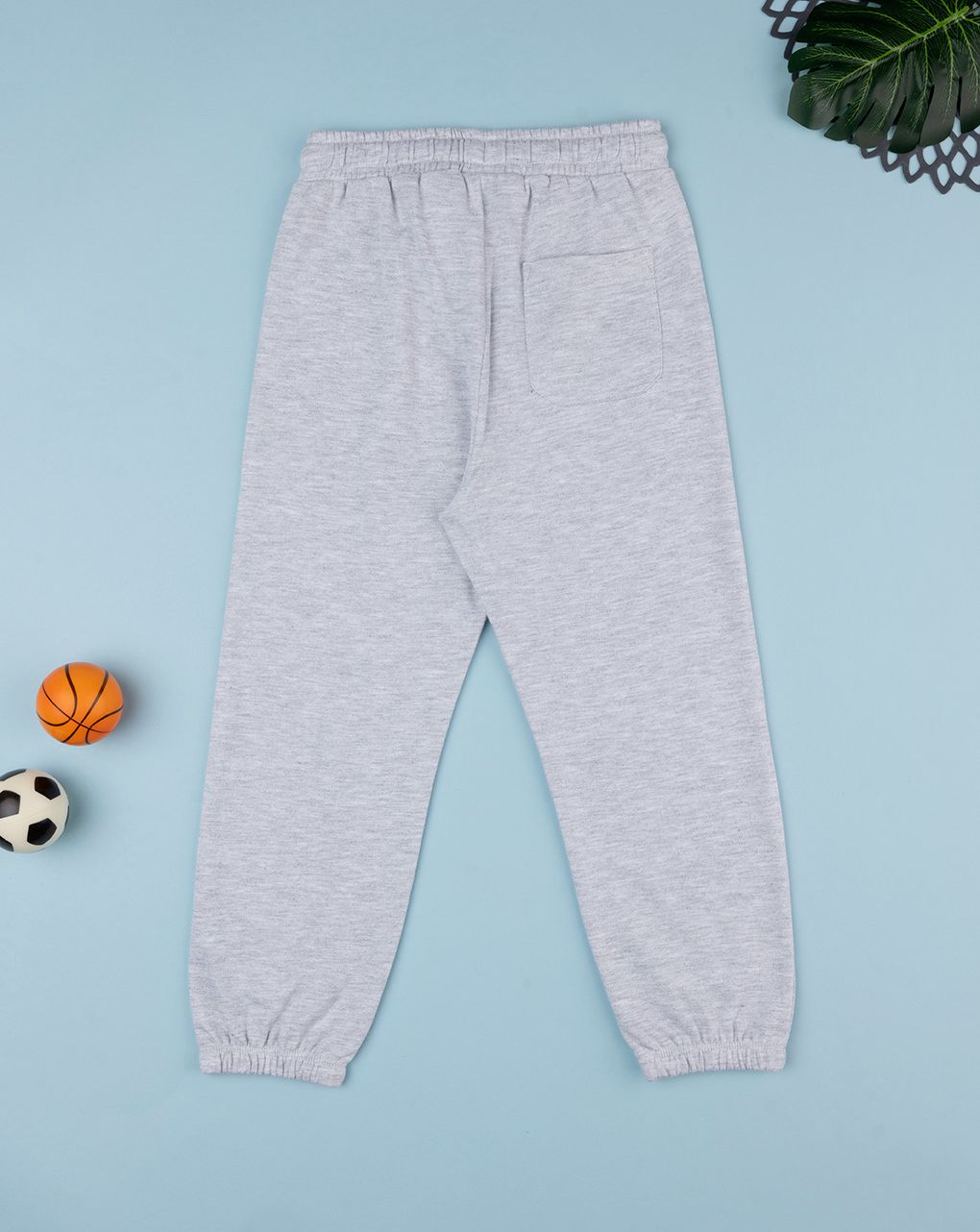 παιδικό παντελόνι φόρμας γκρι break the rules για αγόρι - Prénatal