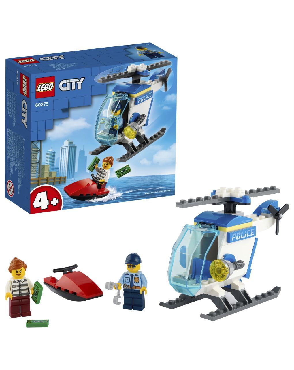 Lego  city αστυνομικό ελικόπτερο 60275 - Lego City