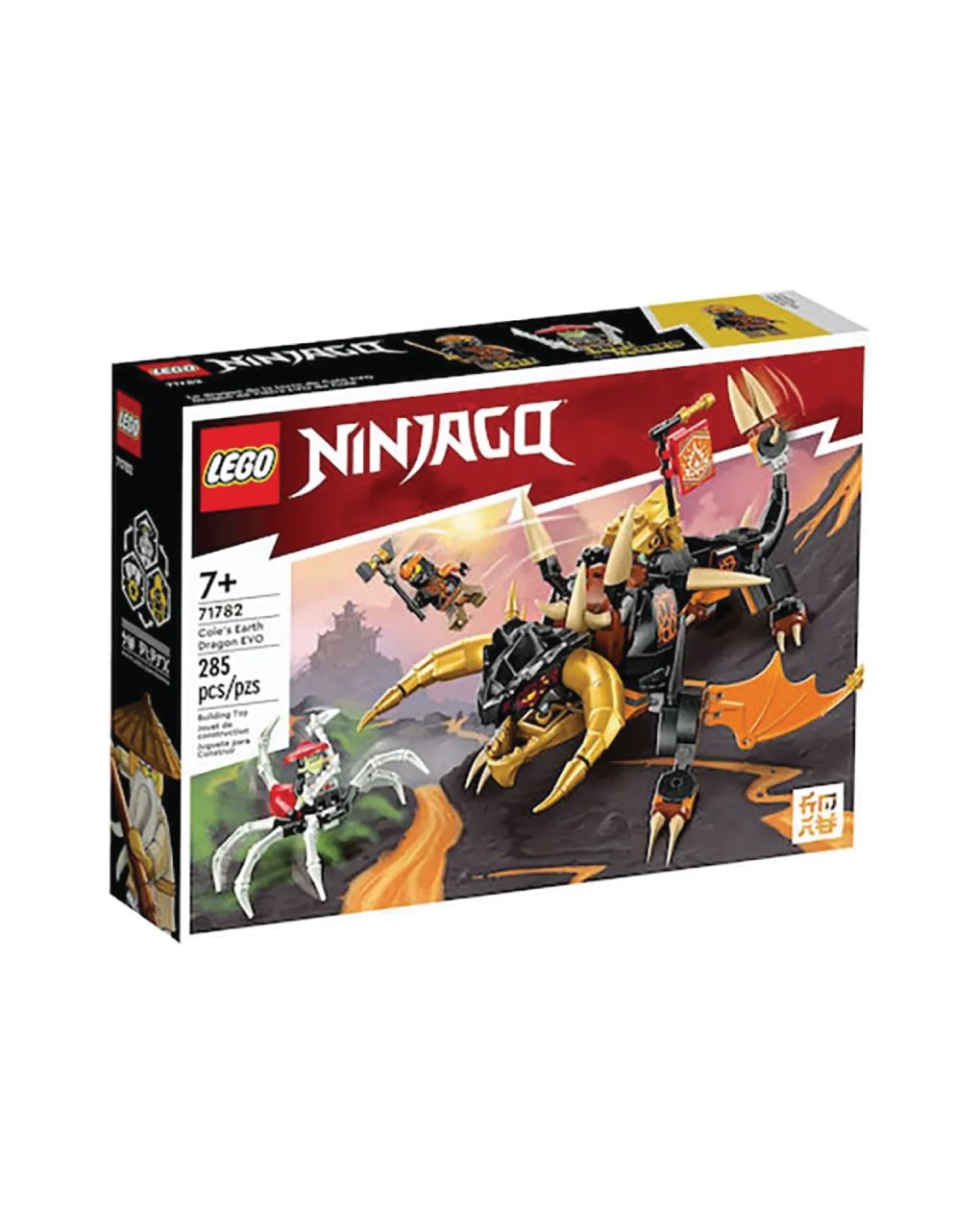 Lego ninjago cole’s earth dragon evo 71782