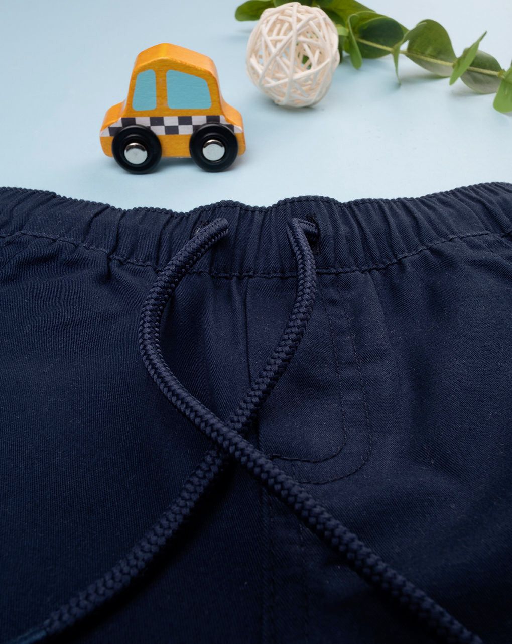 βρεφικό παντελόνι twill μπλε σκούρο για αγόρι - Prénatal