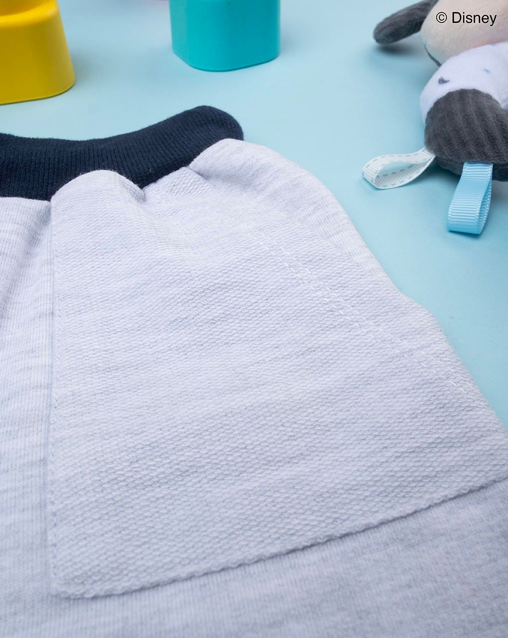 βρεφικό παντελόνι φόρμας γκρι με το mickey για αγόρι - Prénatal