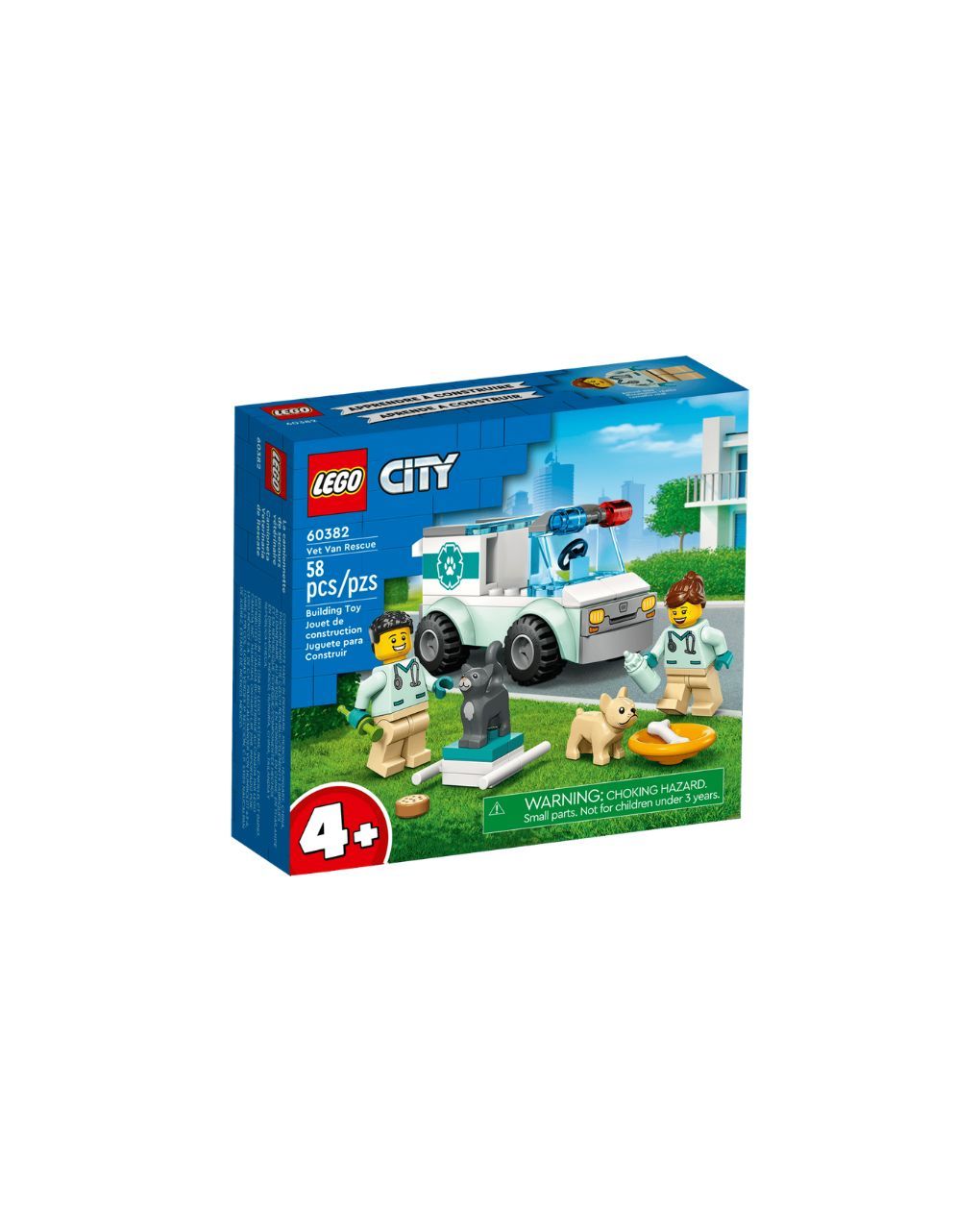 Lego city vet van rescue 60382