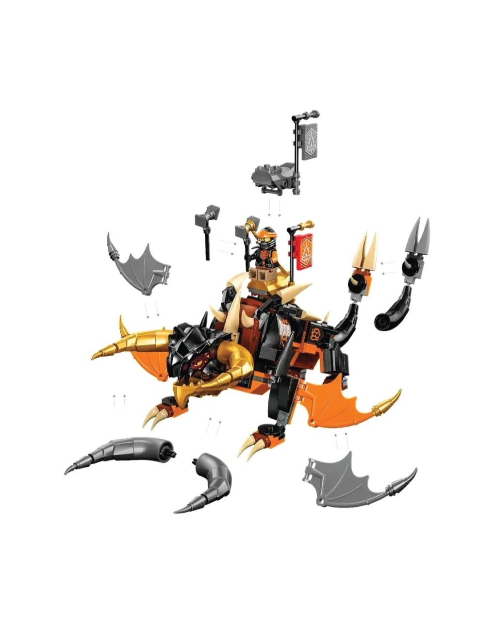 Lego ninjago cole’s earth dragon evo 71782 - LEGO, Lego Ninjago
