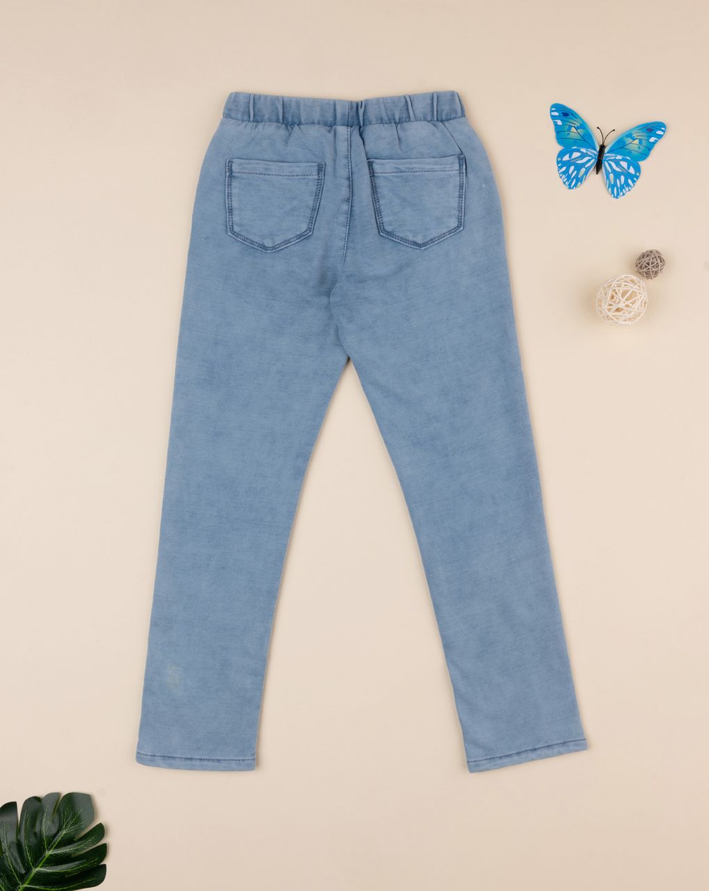 παιδικό τζιν κολάν μπλε για κορίτσι - Prénatal
