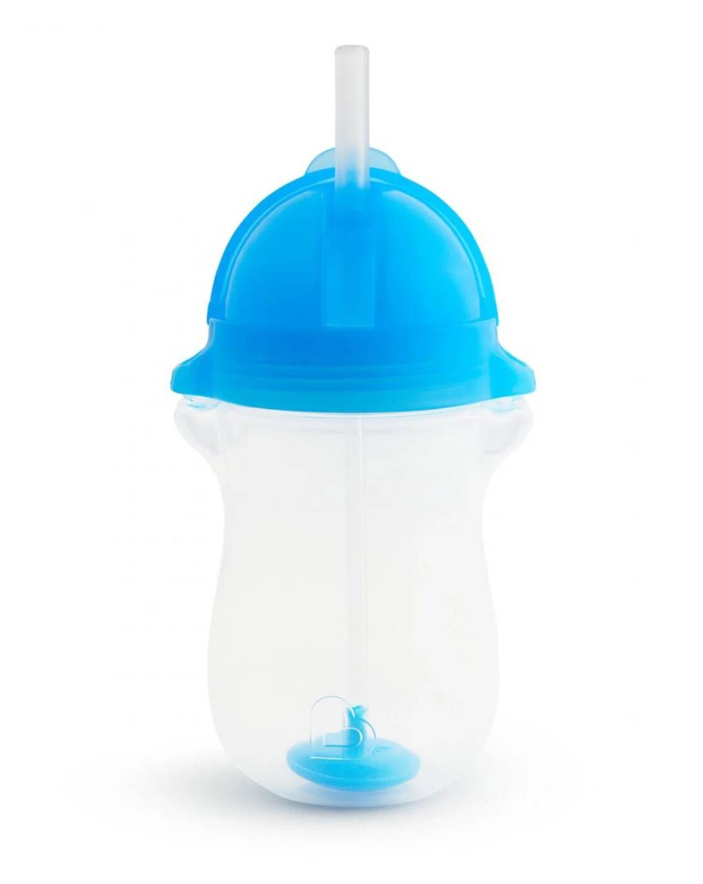 Munchkin ποτήρι εκπαιδευτικό με καλαμάκι tip n sip tall blue 296ml
