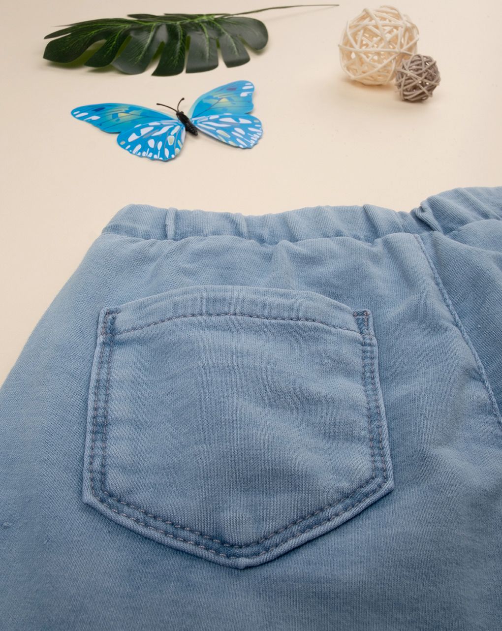 παιδικό τζιν κολάν μπλε για κορίτσι - Prénatal