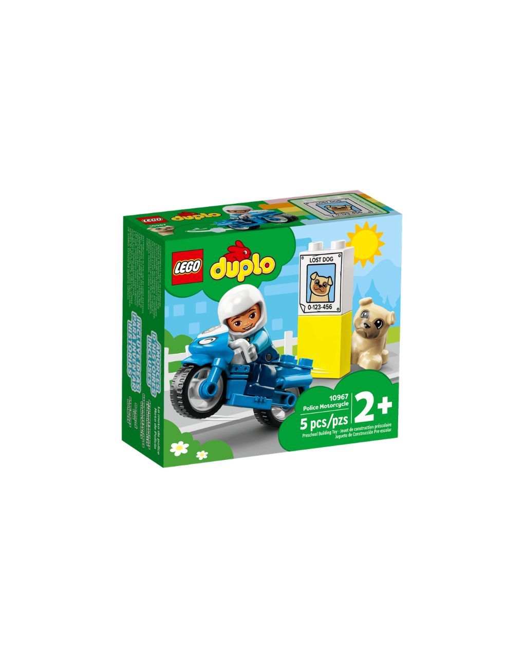 Lego duplo town police motorcycle 10967