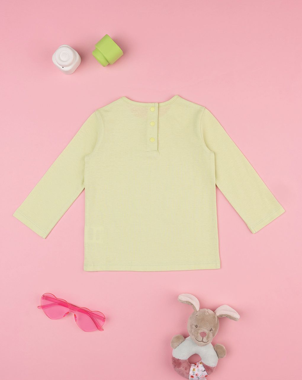 βρεφική μπλούζα λευκή με πεταλούδες για κορίτσι - Prénatal