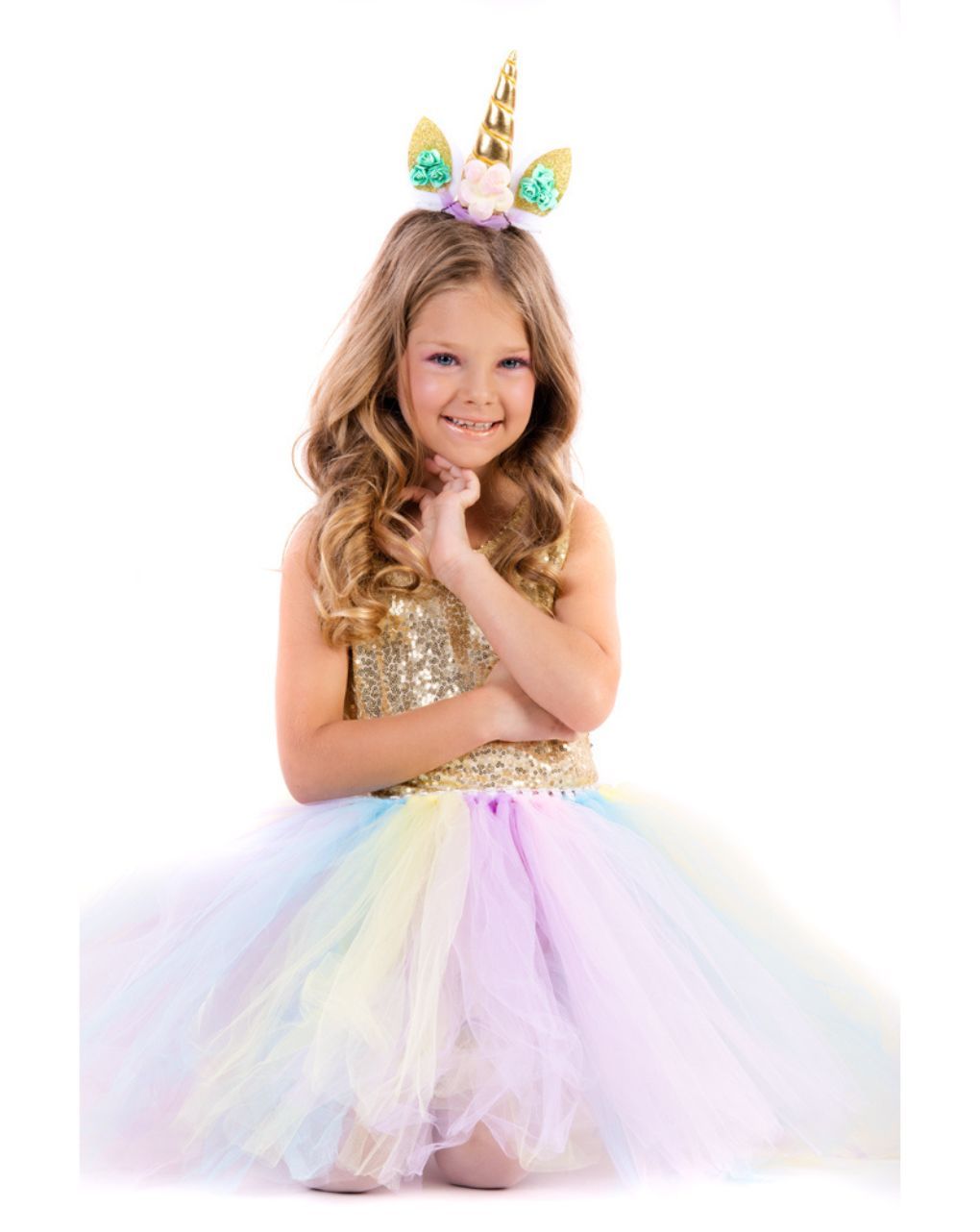 Fun fashion αποκριάτικη στολή sunshine unicorn μεγ.04 136404 - Fun Fashion