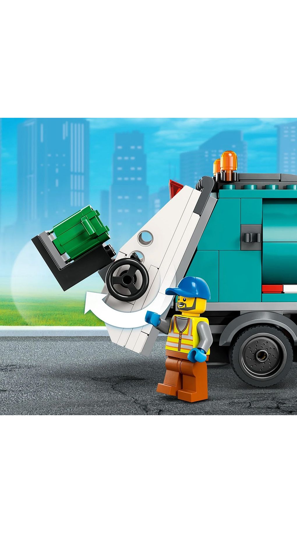 Lego city great vehicles φορτηγό ανακύκλωσης 60386 - Lego, Lego City