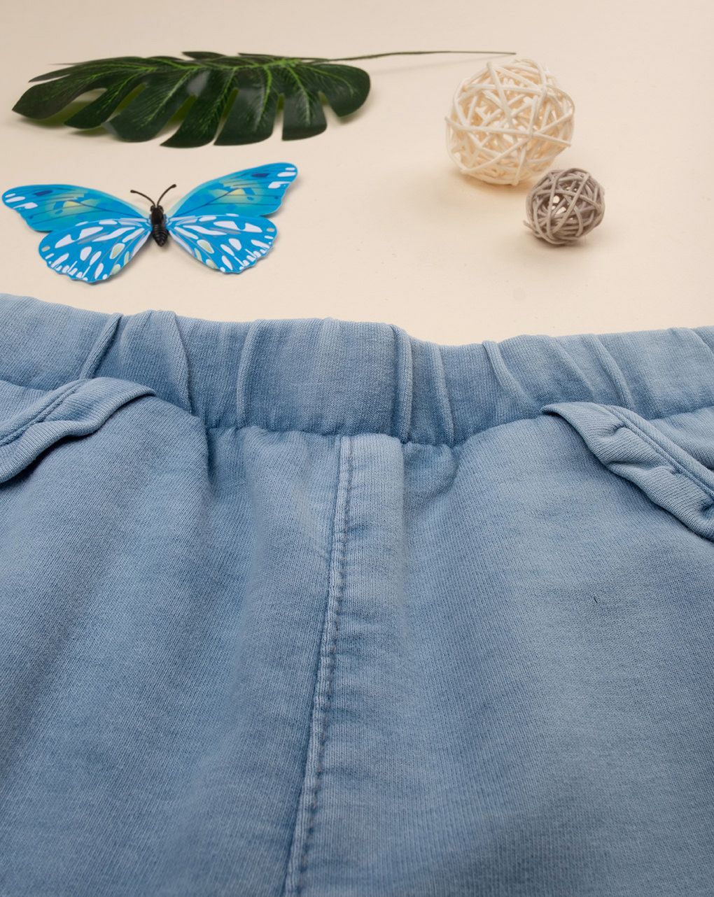 παιδικό τζιν κολάν μπλε για κορίτσι - Prénatal