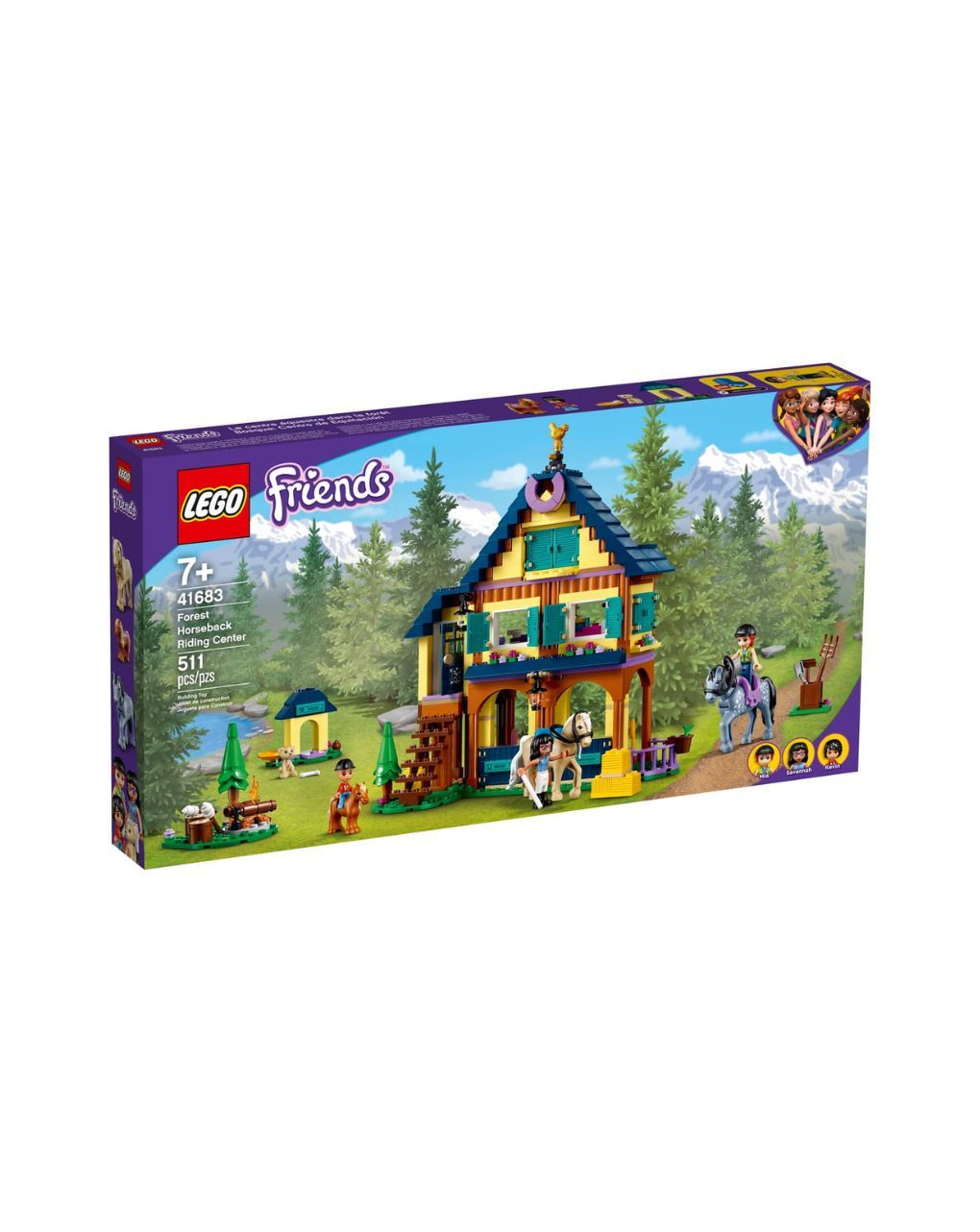 Lego friends forest horseback riding center 41683